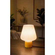 Blurix Minimalist Abajur Modern Masa Lambası | Dekoratif Gece Lambası | Salon ve Yatak Odası Için