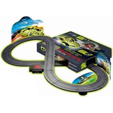 PopŞeker Slot Track Karanlıkta Parlayan Arabalı Yarış Pisti – 266 cm Dev Parkur