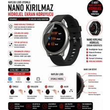 onlinekordon Haylou LS05 Uyumlu Nano Kırılmaz Hidrojel Ekran Koruyucu 2 Adet Darbe Emici Tam Kaplama