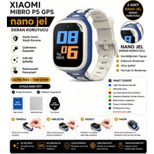onlinekordon Xiaomi Mibro P5 Gps Uyumlu Nano Hidrojel Ekran Koruyucu 2 Adet Kırılmaz Darbe Emici Tam Koruma
