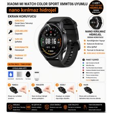 onlinekordon Xiaomi Mi Watch Color Sport XMWT06 Uyumlu Nano Hidrojel Ekran Koruyucu 2 Adet Kırılmaz Darbe Emici Tam Koruma
