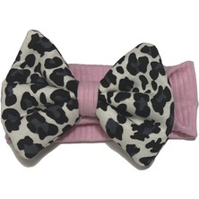 Baby Sena Leoparlı Kız Bebek Bandana