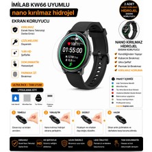 onlinekordon Xiaomi Imilab KW66 Uyumlu Nano Hidrojel Ekran Koruyucu 2 Adet Kırılmaz Darbe Emici Tam Koruma