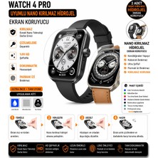 onlinekordon Oppo Watch 4 Pro Uyumlu Nano Hidrojel Ekran Koruyucu 2 Adet Kırılmaz Darbe Emici Tam Koruma
