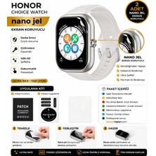 onlinekordon Honor Choice Watch Uyumlu Nano Hidrojel Ekran Koruyucu 2 Adet Kırılmaz Darbe Emici Tam Koruma