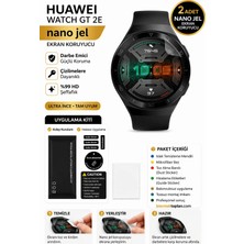 onlinekordon Huawei Watch Gt 2e Uyumlu Nano Jel Ekran Koruyucu 2 Adet Güçlendirilmiş Darbe Emici