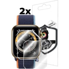 onlinekordon Apple Watch 7. Nesil 41MM Uyumlu Nano Jel Ekran Koruyucu 2 Adet Darbe Emici Çizilmez Kırılmaz Film