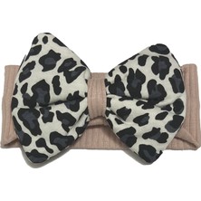 Baby Sena Leoparlı Kız Bebek Bandana