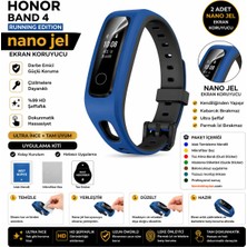 onlinekordon Honor Band 4 Running Edition Uyumlu Nano Hidrojel Ekran Koruyucu 2 Adet Kırılmaz Darbe Emici Tam Koruma