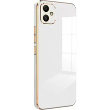 Prativas Newface Galaxy A05 Kılıf Volet Silikon - Beyaz