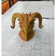 Hexa Altın Kırmızı Ejderha Figürü