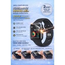 onlinekordon Apple Watch Series 1-2-3 38MM Uyumlu Nano Jel Ekran Koruyucu 2 Adet Darbe Emici Çizilmez Ekran