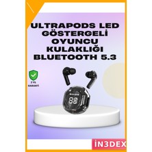 İn3dex Kablosuz Bluetooth Kulaklık 30MM Sürücü LED Ekranlı