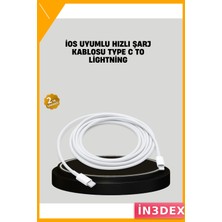 İn3dex Type-C Hızlı Şarj Kablosu 5.0A 30W Veri Aktarımı
