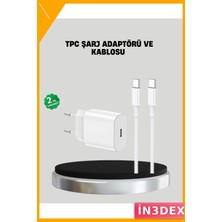 İn3dex 20W Usb-C Hızlı Şarj Cihazı Ios Telefon ve Tablet Uyumlu
