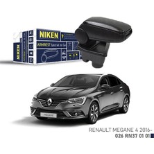 Niken Renault Megane IV 2016- Araca Özel Siyah Kol Dayama 1 Adet Konfor Sağlar