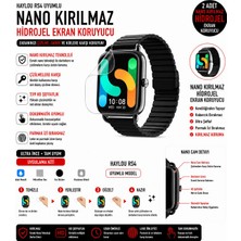 onlinekordon Haylou Rs4 Uyumlu Nano Kırılmaz Hidrojel Ekran Koruyucu 2 Adet Darbe Emici Tam Kaplama