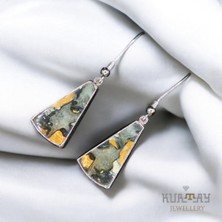 KURTAY JEWELLERY Maligano Jasper Taşlı Gümüş Küpe