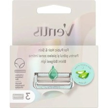 Die Grup Bikini Bölgesi Için Özel 3 Adet Yedek Tıraş Başlığı