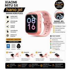 onlinekordon Xiaomi Mitu 5x Uyumlu Nano Hidrojel Ekran Koruyucu 2 Adet Kırılmaz Darbe Emici Tam Koruma