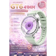 onlinekordon Huawei Watch Gt6 41MM Uyumlu Nano Jel Ekran Koruyucu 2 Adet Darbe Emici Çizilmez Kırılmaz Tpu Film