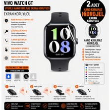 onlinekordon Vivo Watch Gt Uyumlu Nano Darbe Emici Kırılmaz Hidrojel Cam Ekran Koruyucu 2 Adet