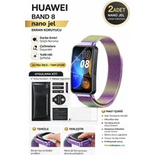 onlinekordon Huawei Band 8 Uyumlu Nano Jel Ekran Koruyucu 2 Adet Güçlendirilmiş Darbe Emici
