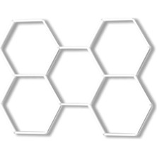 Noas YL76 1360 Anzer Petek LED Linear Armatür 6400K Beyaz Işık
