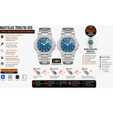 onlinekordon Patek Philippe 7010/1G-013 Nautilus Quartz Uyumlu Nano Darbe Emici Kırılmaz Hidrojel Cam Ekran Koruyucu 2 Adet