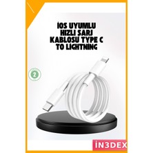 İn3dex 30W Type-C Hızlı Şarj Kablosu 5A Veri Aktarımı