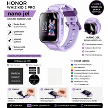 onlinekordon Honor Whiz Kid 2 Pro Uyumlu Nano Hidrojel Ekran Koruyucu 2 Adet Kırılmaz Darbe Emici Tam Koruma