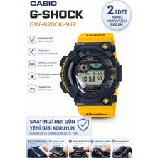 onlinekordon Casio G-Shock GW-8200K-9JR Uyumlu Nano Jel Ekran Koruyucu 2 Adet Darbe Emici Çizilmez Tpu Film