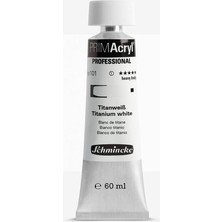 Schmincke : Primacryl Akrilik Boya : 60 ml : Titanium White