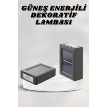 Hexa Bahçe Aydınlatması Solar Güneş Enerjili Dekoratik LED Işıklı Lamba