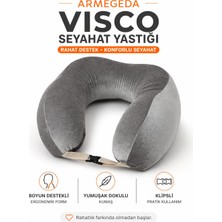 armegeda sıradışı tasarımlar Armegeda Visco Seyahat Yastığı 212-YENI Gri