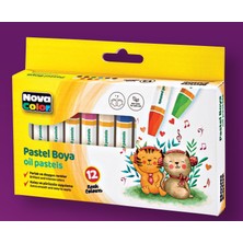 Minopi Nova Color 12 Renk Pastel Boya