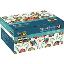 Minopi Nova Color Kumaş Boyası 12 Renk 30 ml Şişe