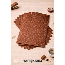 Minopi 10'lu Kahve Renk 50 x 70 cm Eva Simli Yapışkanlı Model Büyük Boy