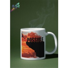 Sekizelliiki Im-Possible Baskılı Kupa Bardak