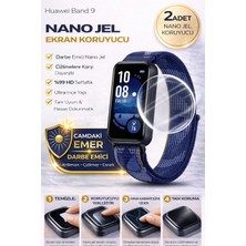 onlinekordon Huawei Band 9 Uyumlu Nano Jel Ekran Koruyucu 2 Adet Güçlendirilmiş Darbe Emici