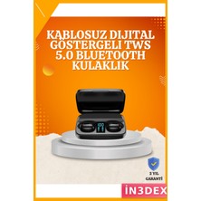İn3dex Bluetooth 5.0 Kablosuz Kulaklık 1800MAH Şarj Kutusu 10M Menzil