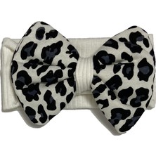 Baby Sena Leoparlı Kız Bebek Bandana