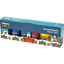 Minopi Nova Color Kumaş Boyası 6 Renk 30 ml Şişe