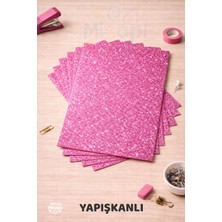 Minopi 10'lu Pembe Renk 50 x 70 cm Eva Simli Yapışkanlı Model Büyük Boy