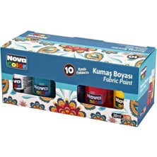 Minopi Nova Color Kumaş Boyası 10 Renk 30 ml Şişe