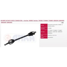 Anka On Aks Sağ Abslı Kangoo 06-08-Clıo 1,5 Dcı 06--> Kalın Freze (Ic Freze:23-Dıs FREZE:23-UZUNLUK:724-A (1 Ad )