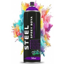 Minopi Steel Sprey Boya 200 ml - Mor