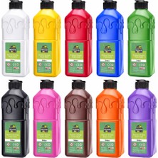 Minopi Nova Color Parmak Boyası 10 Renk - 500 ml Set