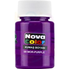 Minopi Nova Color Kumaş Boyası Mor 30 ml Şişe