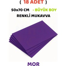 Minopi Mor Renkli Mukavva 18 Adet 50X70 cm Sert Karton Mukavva